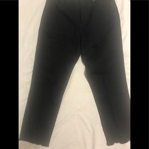 Black Distressed Jeans